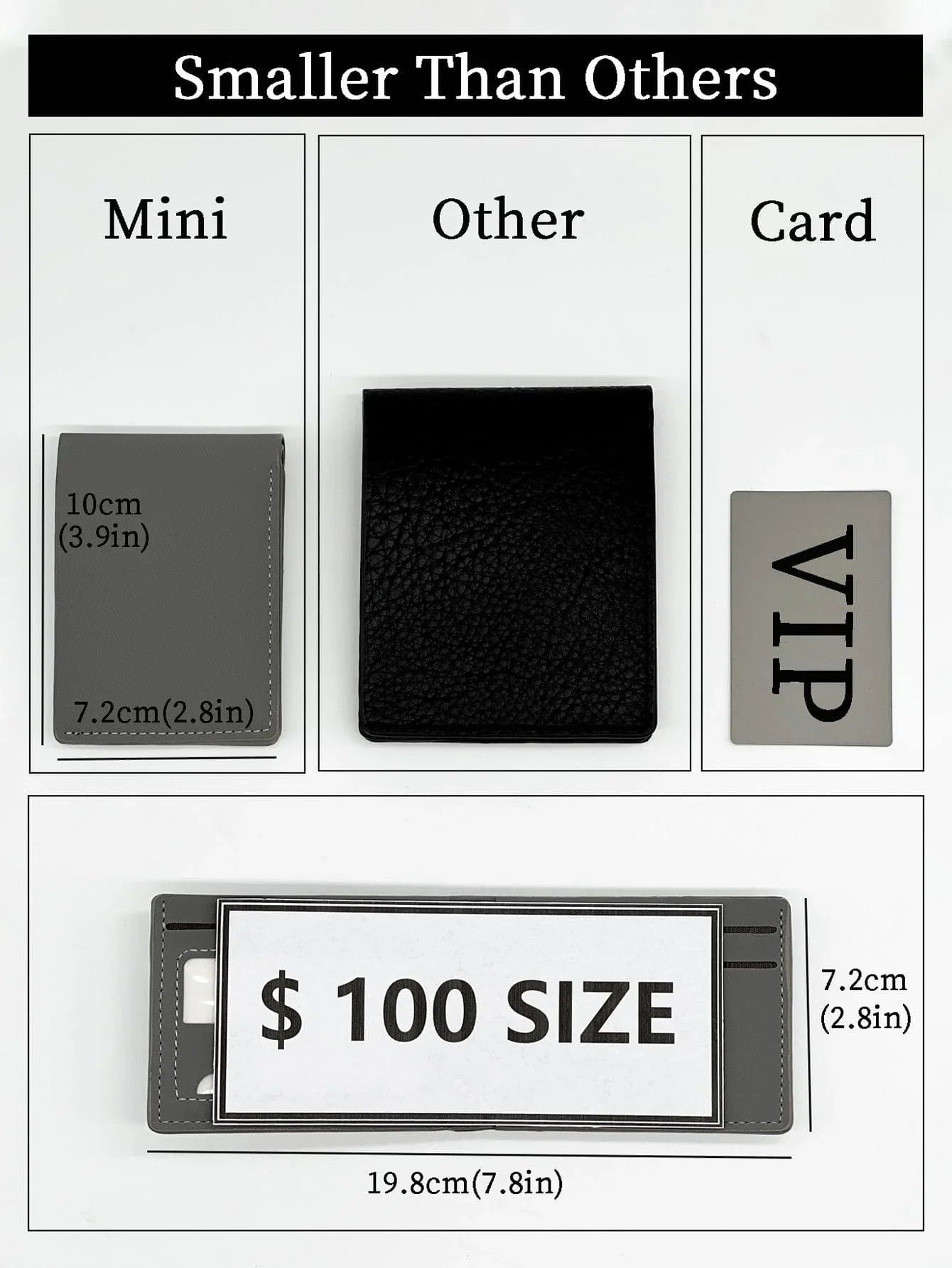 Fashionable Business Short Wallet Ultra-Thin Multiple Card Slots Portable Suitable For Students Men's & Women's New Style Us Dollar Small Size Wallet For Men Wallet Purse Wallet Small Wallet Men Wallet Leather - KHOY