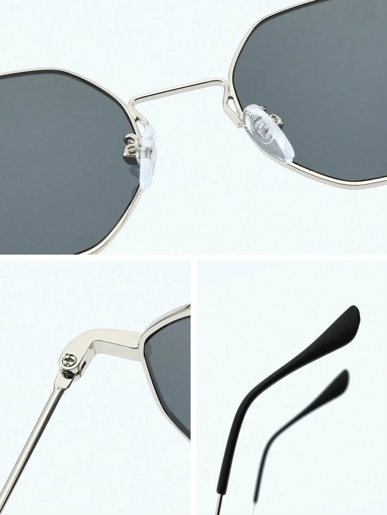 1PC Men Metal Geometric Modern Simple Style Fashion Glasses For Holiday Gift Tropical Beach Vacay Street-Photography Accessoriestopssummer For Summer Beach Vacation,Outdoor,Travel - KHOY