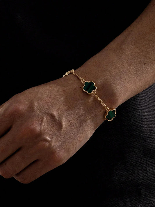 Creative Magnetic Clasp PU Leather Bracelet, Tree Of Life Metal Charm Braided Wristband, Multifunctional Bracelet For Men, Father's Day Gift - KHOY