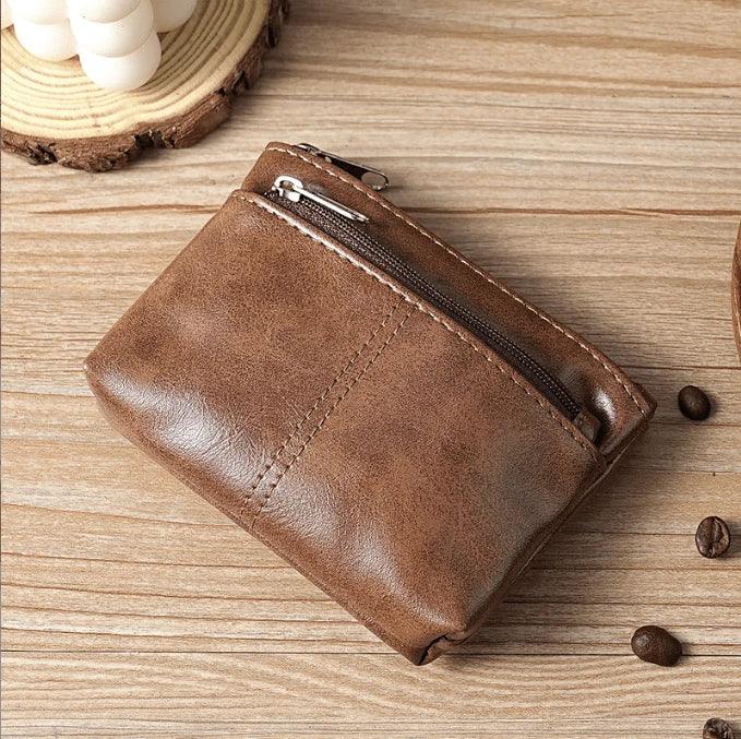 Coin Purse Mini Zipper Handheld Key Bag Coin Card Cosmetics Portable Miscellaneous Storage Bag Gift Pouch - KHOY
