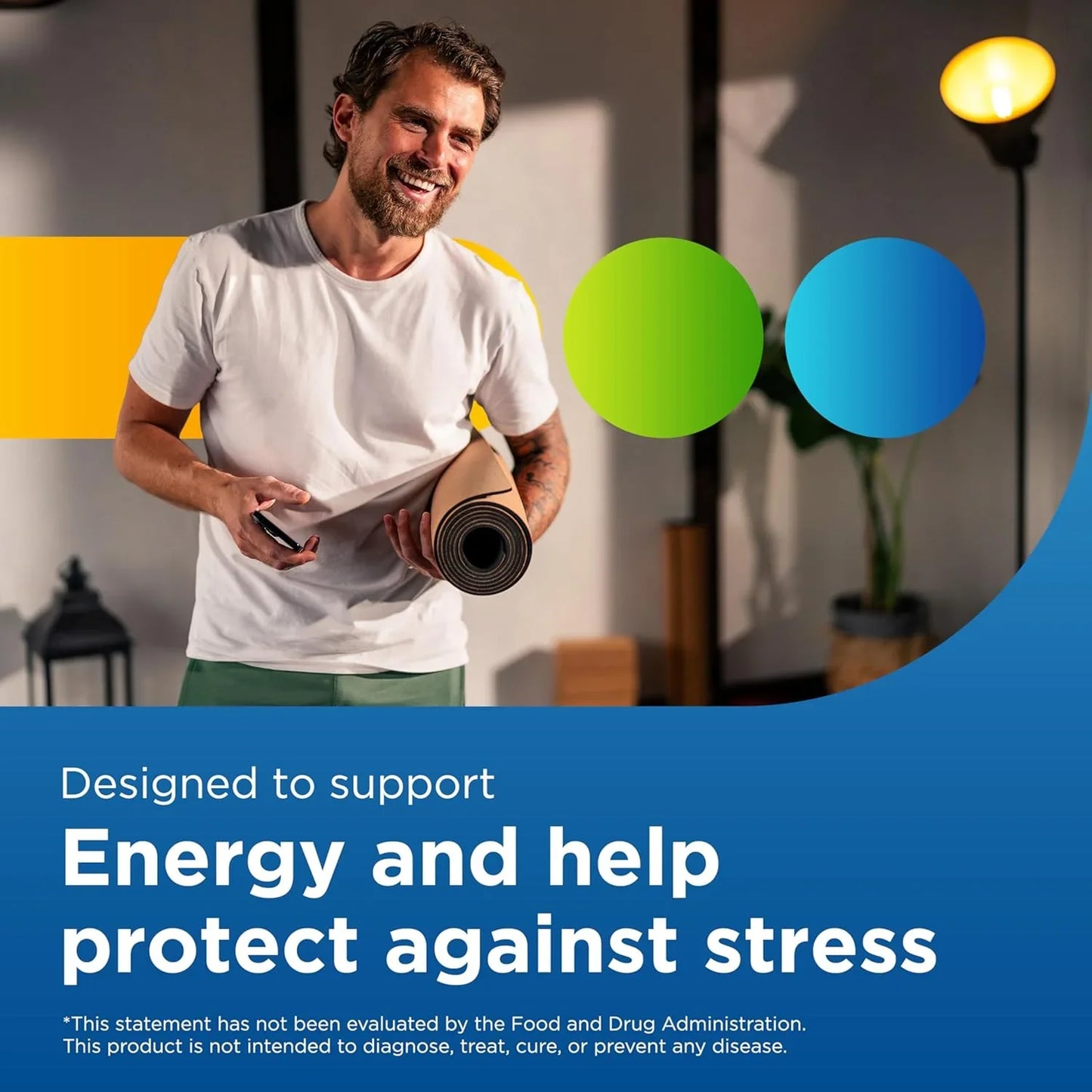 Centrum Multivitamin for Men, Multivitamin/Multimineral Supplement with Vitamin D3, B Vitamins and Antioxidants, Gluten Free, Non-GMO Ingredients - 250 Count - KHOY