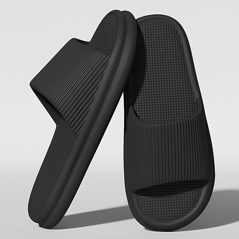 Summer Slippers Flip Flops Man Indoor Home Woman Shoes EVA Soft Soled Slippers Shower Home Slides Couple Non-slip Casual Sandals - KHOY