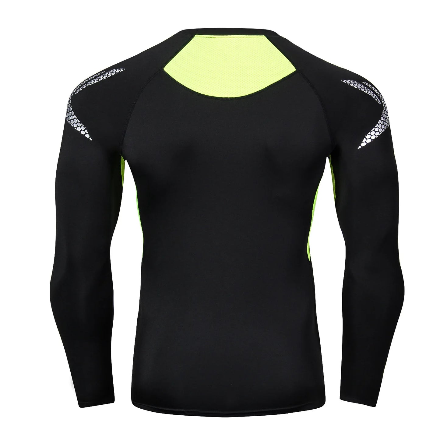 Men's T-shirt Men Running Sport T Shirt Men Compression Fitness Tops Tee Quick DryTight Training Gym Sport Running Shirts Jersey - KHOY