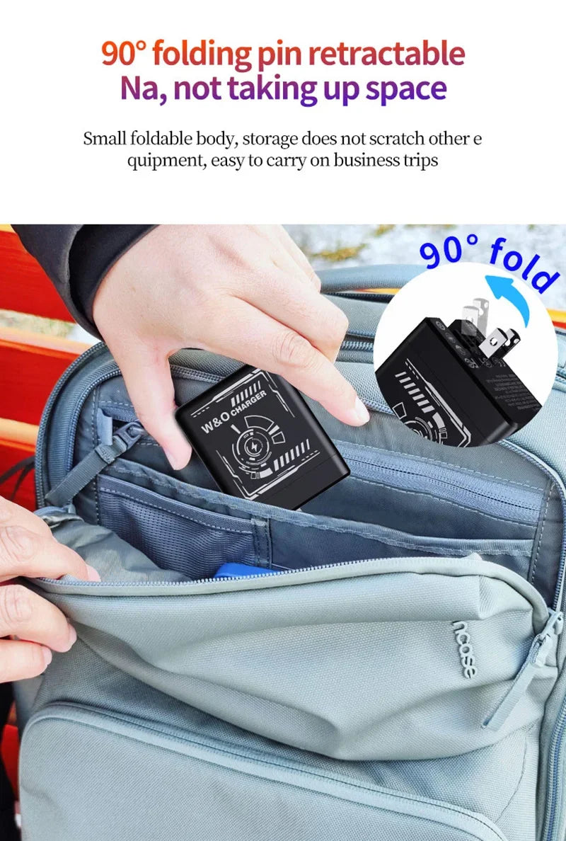 Xiaomi GaN120W Ultra Fast Charger With Retractable Type-C Lightning Cable Fast Charging Adapter For iPhone16 iPad Samsung Huawei - KHOY