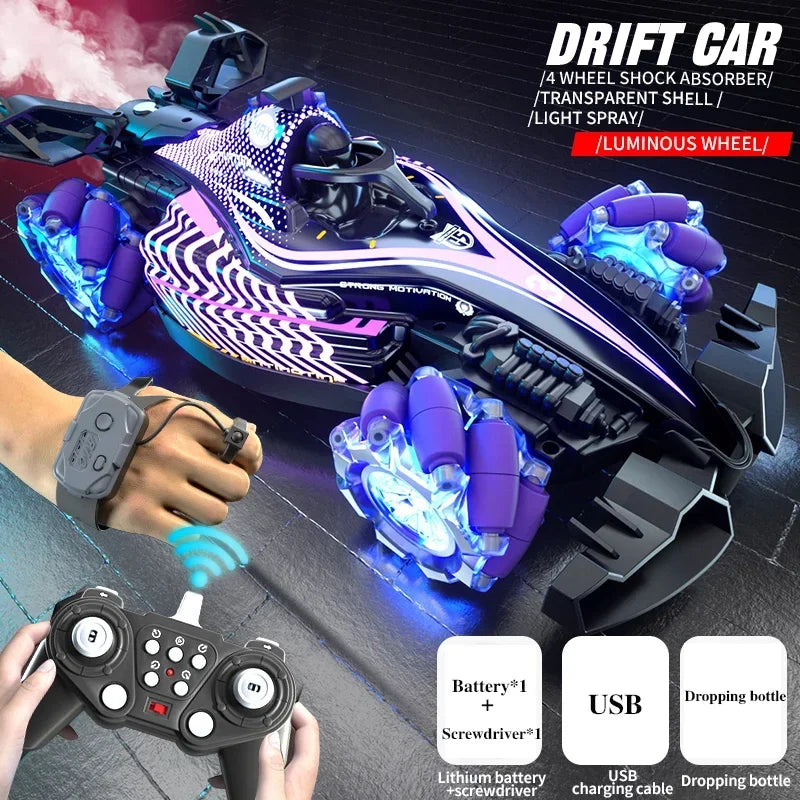 New Drift RC Car Remote Control Car Racing Spray 2.4G High Speed Off Road Competition Vehicle RC Boys Toys for Children Toy Gift - KHOY