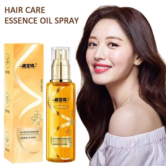 Hair Oil Spray Scented Nourishing Conditioning Oil Deeply Moisturizing Hair Curly Sheen Spray Gift Women - KHOY