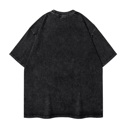 Oversized Washed T-Shirt Forsakens Cotton T-Shirts Meme Trendy Cool Tshirt for Men Beach Y2K Retro Casual Tees - KHOY