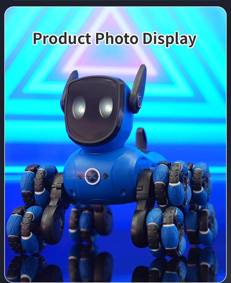 Remote control car Small Eight Wheel Gesture Sensing Multi functional Voice Interaction RC Stunt Machine Dog Q200 Children Toys - KHOY
