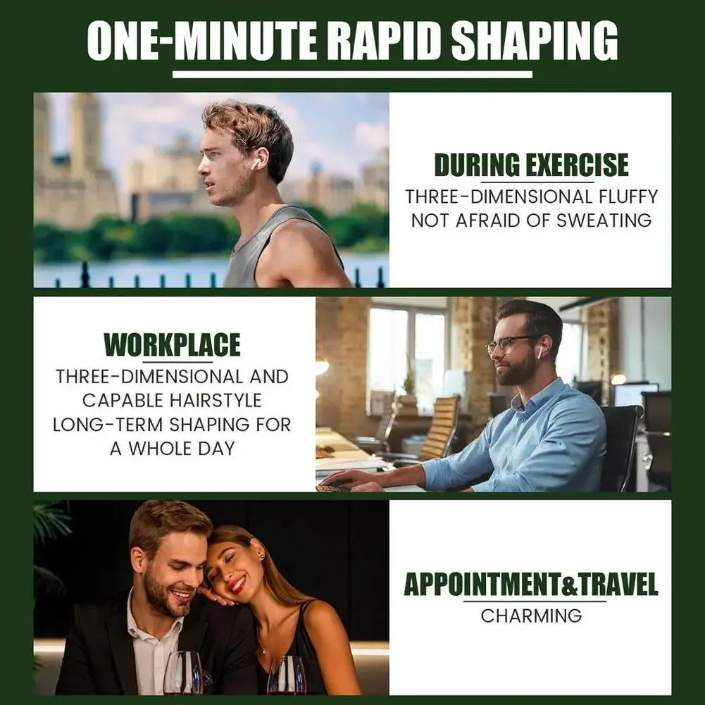 100ml Hair Clay Long-lasting Hair Cream for Men Hair Long-lasting Strong Modeling Hold Low Shine Hair Styling Wax 2 Color N EWW - KHOY