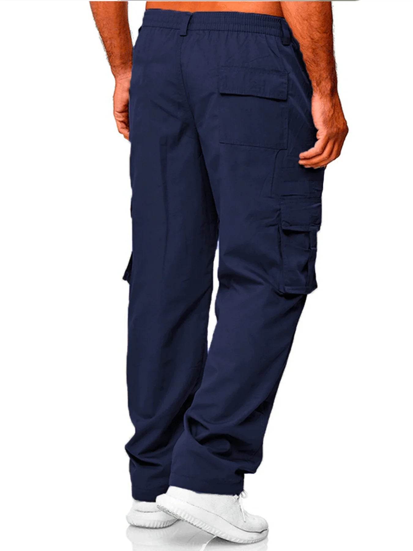 Men's Cargo Pants Outdoor Work Trousers Summer Casual Multi-Pocket Long Trousers Durable Breathable Sweatpants Hiking Pants - KHOY
