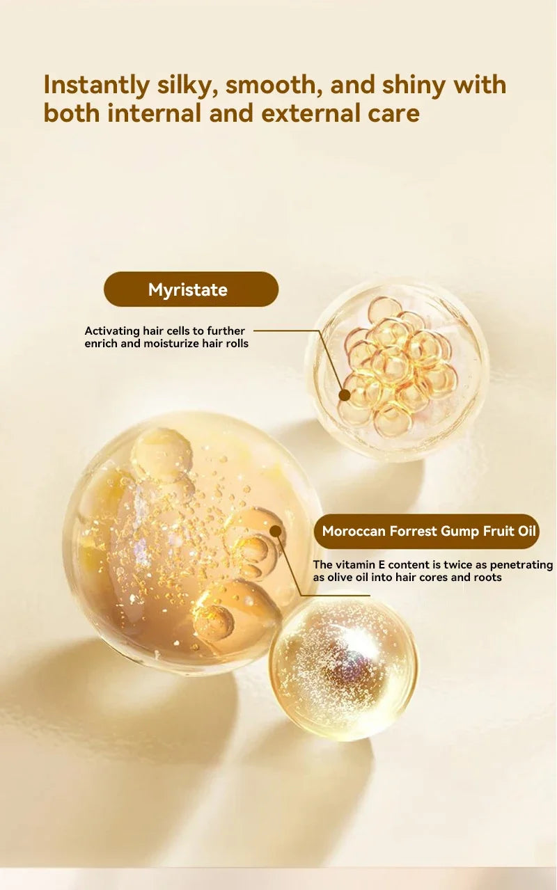 Moisturizing Elastic Long Lasting Styling Cream Curly Hair Elastic Curl Enhancers Repair and Nourish Hair Styling Cream - KHOY