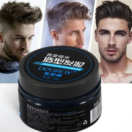 100ml Hair Clay Long-lasting Hair Cream for Men Hair Long-lasting Strong Modeling Hold Low Shine Hair Styling Wax 2 Color N EWW - KHOY