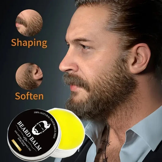 Beard Cream for Men,Moisturizing & Styling,No Rinse Care Cream,Beard Oil, Beard Styling Cream,Anti-Frizz,Softens &Tames Hair - KHOY