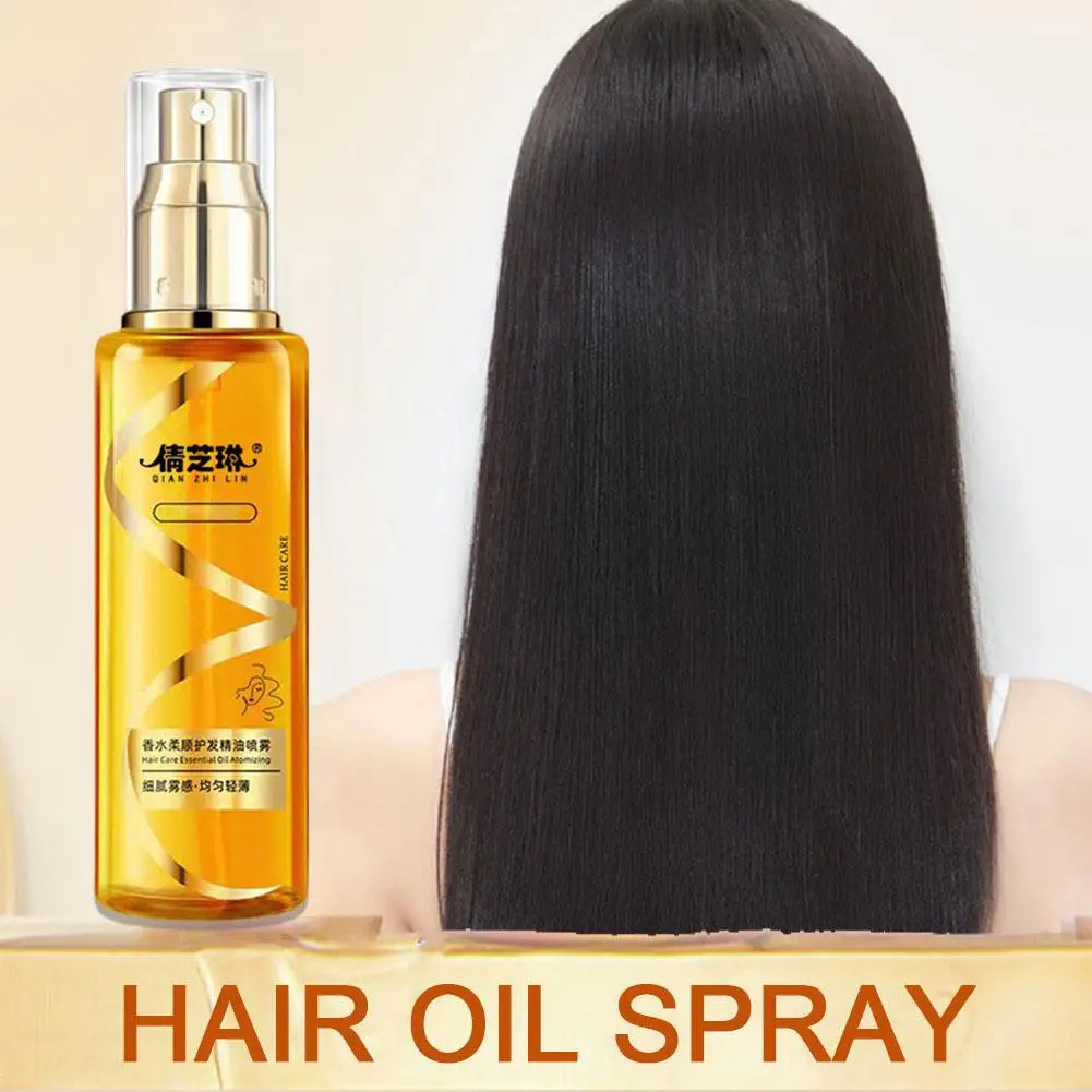 Hair Oil Spray Scented Nourishing Conditioning Oil Deeply Moisturizing Hair Curly Sheen Spray Gift Women