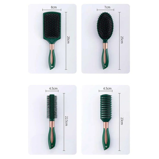 Hair Massage Air Cushion Comb Brush Scalp Hairbrush Detangle Anti Static Salon Hairdressing Styling Tool For Straight Curl Hair - KHOY