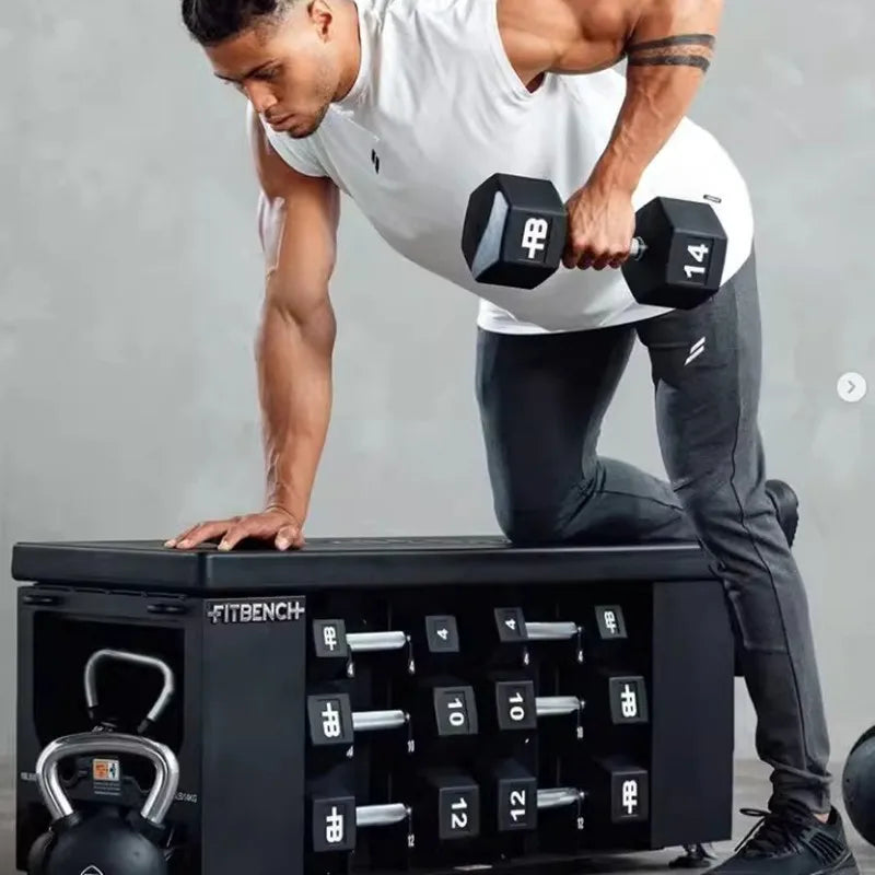Summer Fitness Sports Tank Top Men's Breathable Loose Fit Training Sleeveless T-shirt Quick Drying vest male Fitness Clothing - KHOY