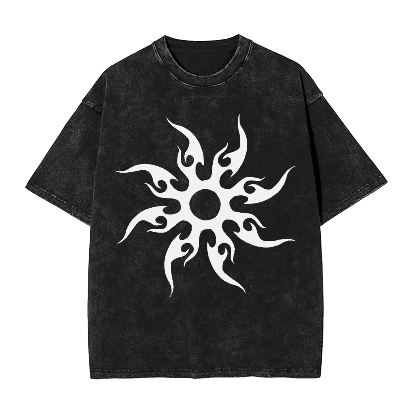 Oversized Washed T-Shirt Forsakens Cotton T-Shirts Meme Trendy Cool Tshirt for Men Beach Y2K Retro Casual Tees - KHOY