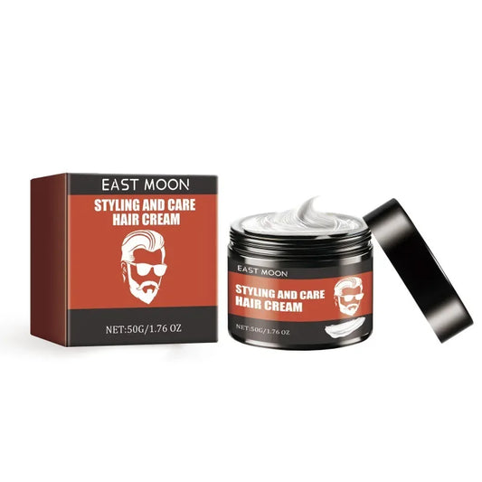 Men Hair Styling Cream Improving Curly Non Greasy Reducing Frizz Strong Holding Edge Control Long Lasting Finishing Hair Pomade - KHOY