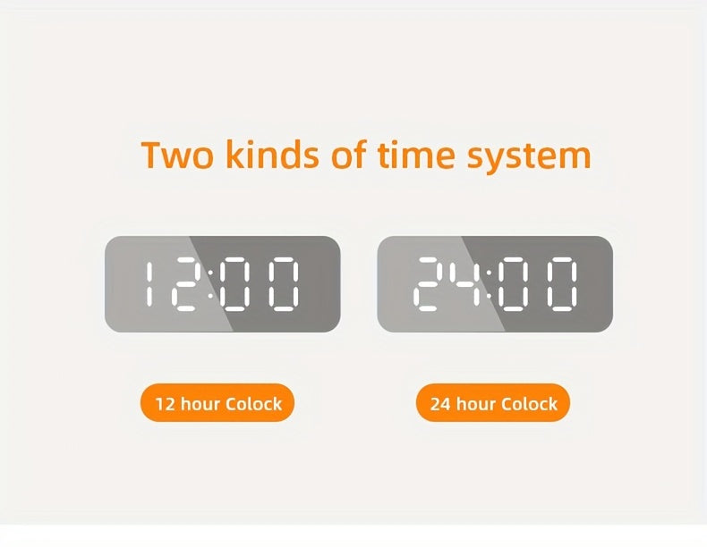 Wireless Charger Time Alarm Clock LED Digital Thermometer Earphone Phone Chargers Fast Charging Dock Station For IPhone 15, 14, 13, 12, Samsung - KHOY