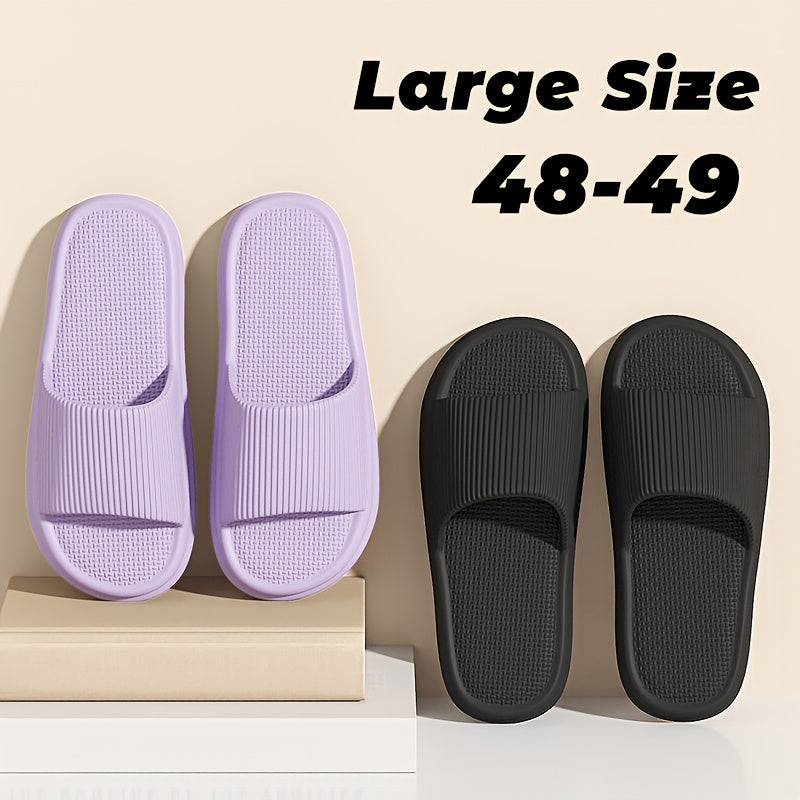 Summer Slippers Flip Flops Man Indoor Home Woman Shoes EVA Soft Soled Slippers Shower Home Slides Couple Non-slip Casual Sandals - KHOY