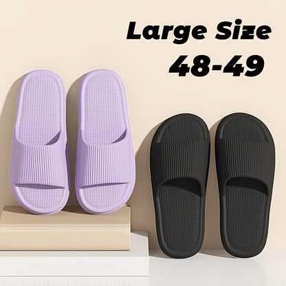 Summer Slippers Flip Flops Man Indoor Home Woman Shoes EVA Soft Soled Slippers Shower Home Slides Couple Non-slip Casual Sandals - KHOY