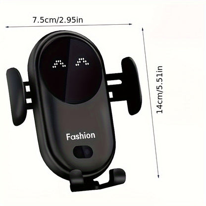 Automatic Infrared Induction Car Wireless Charger Car Vent Mobile Phone Fast Charging Bracket Car Accessories, Office Accessories, School Supplies, Perfect Gift for Christmas and Birthday - KHOY