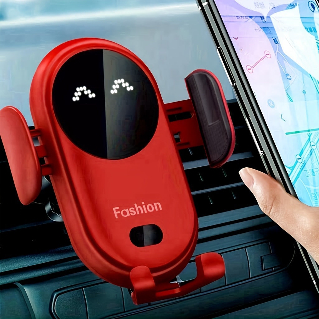 Automatic Infrared Induction Car Wireless Charger Car Vent Mobile Phone Fast Charging Bracket Car Accessories, Office Accessories, School Supplies, Perfect Gift for Christmas and Birthday - KHOY