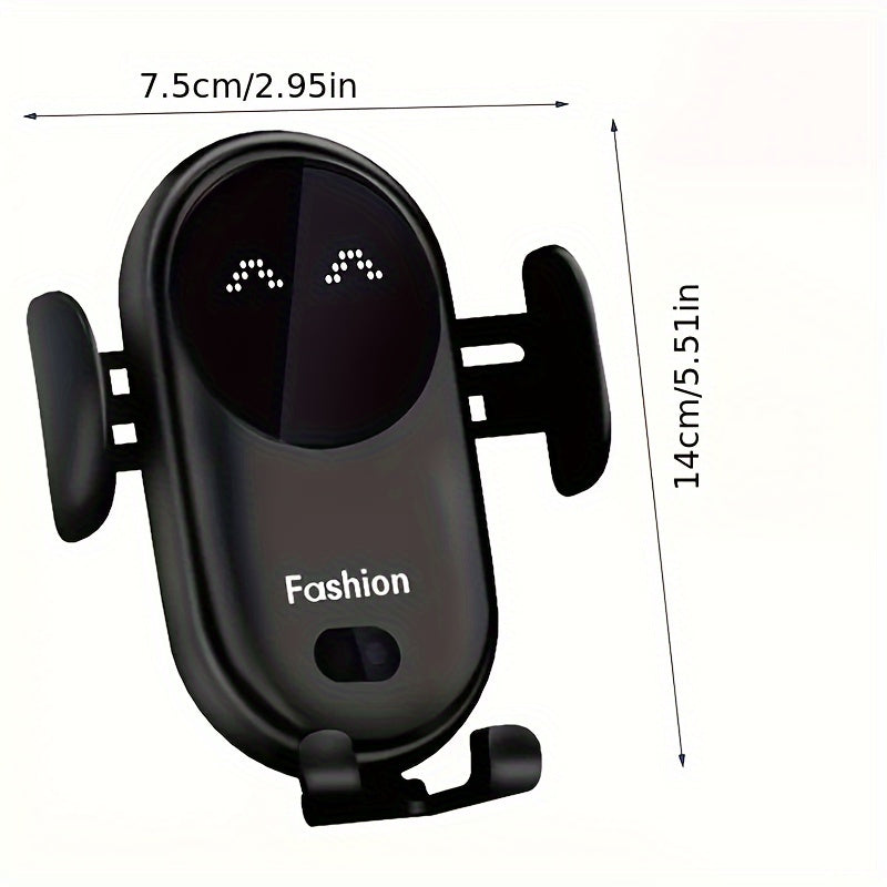 Automatic Infrared Induction Car Wireless Charger Car Vent Mobile Phone Fast Charging Bracket Car Accessories, Office Accessories, School Supplies, Perfect Gift for Christmas and Birthday - KHOY