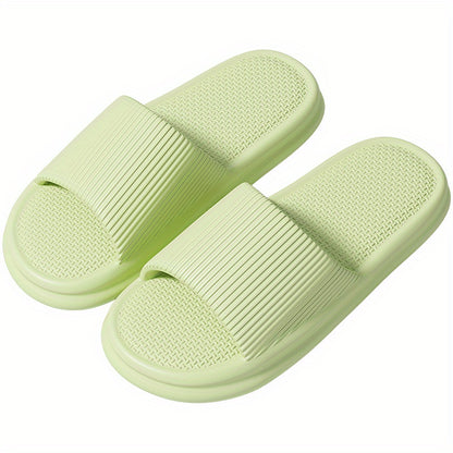 Summer Slippers Flip Flops Man Indoor Home Woman Shoes EVA Soft Soled Slippers Shower Home Slides Couple Non-slip Casual Sandals - KHOY