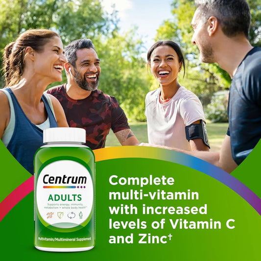 Centrum Adult Multivitamin/Multimineral Supplement with Antioxidants, Zinc, Vitamin D3 and B Vitamins - KHOY