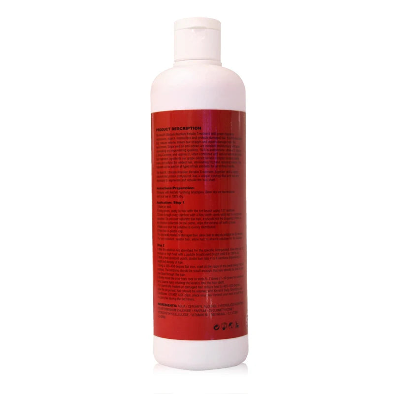 Hair Care 2pcs 500ml Keravit 5% Formalin Brazilian Keratin Moisturizing Treatment for Straightening Cream Repair Hair Smooth - KHOY