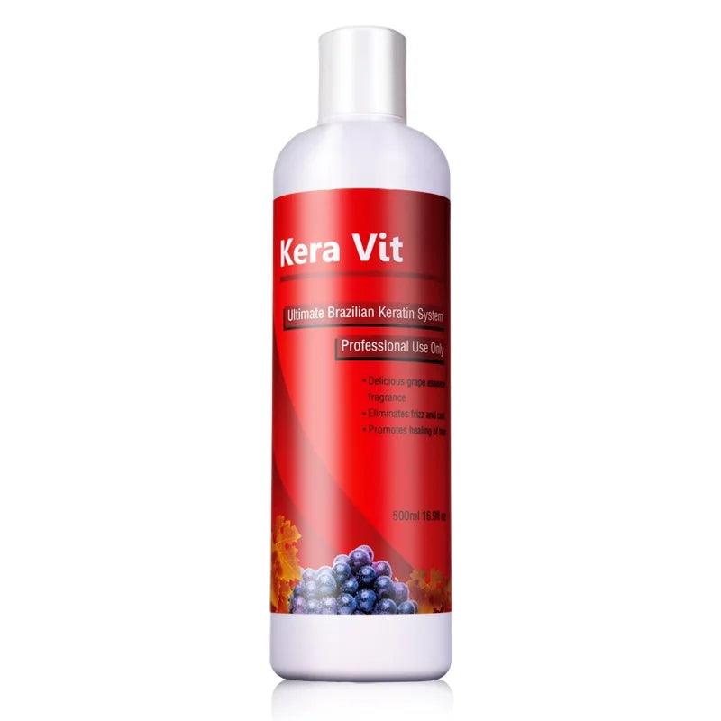 Hair Care 2pcs 500ml Keravit 5% Formalin Brazilian Keratin Moisturizing Treatment for Straightening Cream Repair Hair Smooth - KHOY