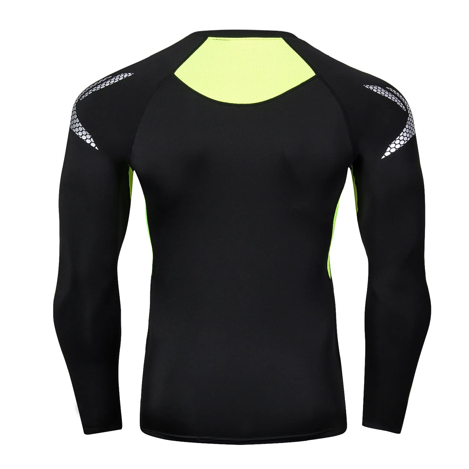 Men's T-shirt Men Running Sport T Shirt Men Compression Fitness Tops Tee Quick DryTight Training Gym Sport Running Shirts Jersey - KHOY