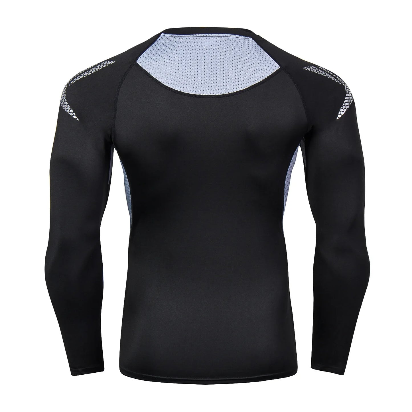 Men's T-shirt Men Running Sport T Shirt Men Compression Fitness Tops Tee Quick DryTight Training Gym Sport Running Shirts Jersey - KHOY