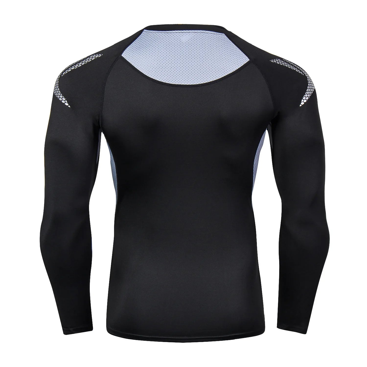 Men's T-shirt Men Running Sport T Shirt Men Compression Fitness Tops Tee Quick DryTight Training Gym Sport Running Shirts Jersey - KHOY