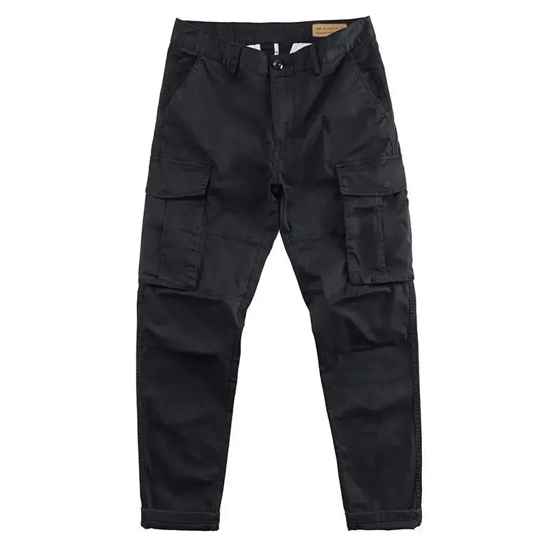 Men's Cargo Pants Work Wear Autumn Khaki Male Trousers Nylon Big Size Cheapest Designer Fashion Emo New in Baggy Long Slacks Y2k - KHOY