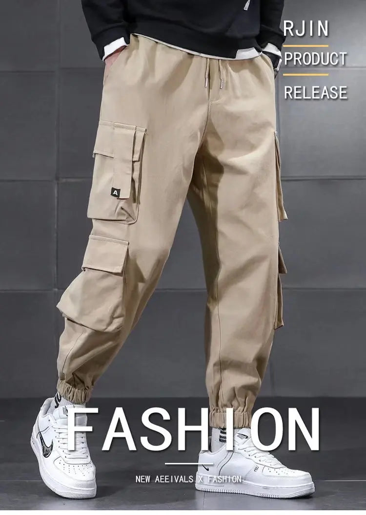 Mens Cargo Pants Military Men Trousers Casual Cotton Tactical Pants Spring Summer Men Big Size Pantalon Militaire Homme - KHOY