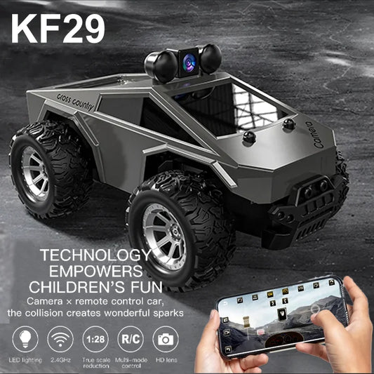 NEW KF29 With HD Camera Can Take Pictures And videos Rc car fpv Remote Conversation and Shooting Wireless Camera RC Car Toy Gift - KHOY