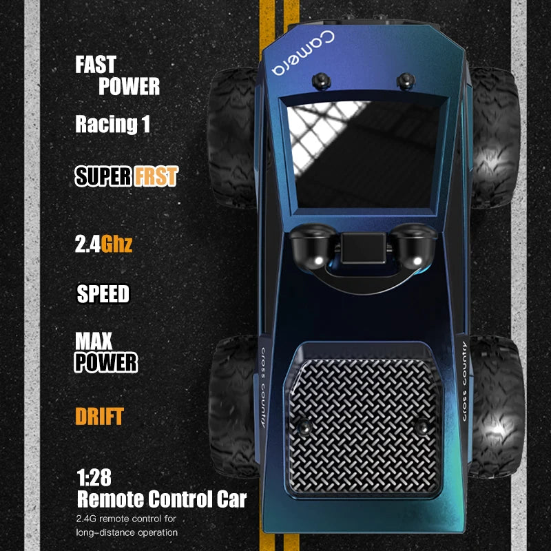 NEW KF29 With HD Camera Can Take Pictures And videos Rc car fpv Remote Conversation and Shooting Wireless Camera RC Car Toy Gift - KHOY