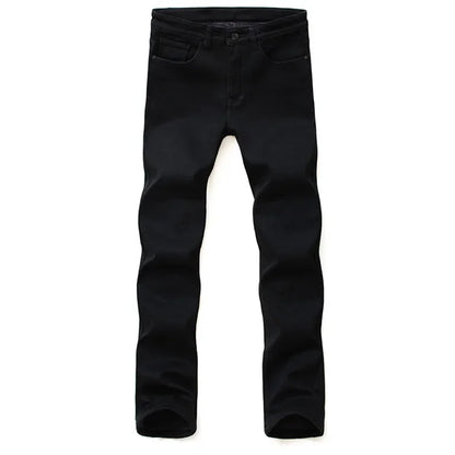 Men Classic Advanced Fashion Brand Jeans Jean Homme Man Soft Stretch Black Biker Masculino Denim Trousers Mens Pants Overalls - KHOY