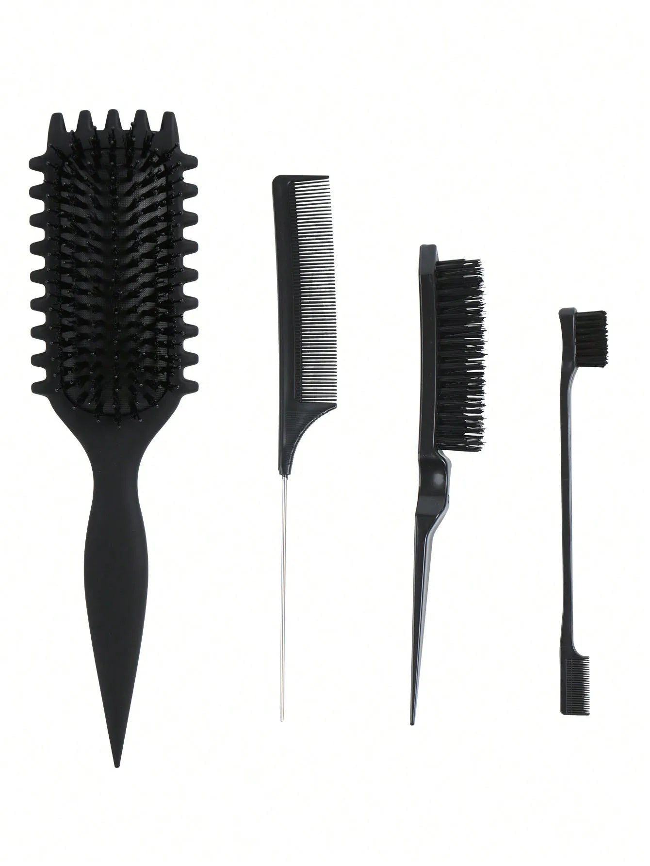 Curly Hair Styling Brush Curl Hair Brush for Combing and Shaping Men's and Women's Curls Reduce Pulling Tools - KHOY
