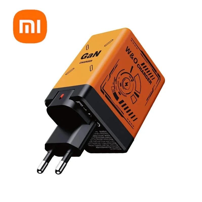 Xiaomi GaN120W Ultra Fast Charger With Retractable Type-C Lightning Cable Fast Charging Adapter For iPhone16 iPad Samsung Huawei - KHOY