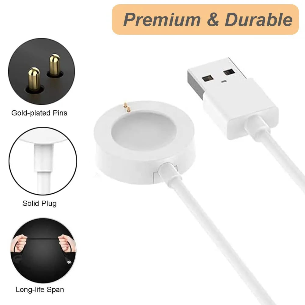 Charger for Fossil Gen 4/ Gen 5/ Gen 5E/ Gen 6 Charging Cable Cord for Gen5 Garrett HR/Carlyle/Julianna Smart Watch Accessories - KHOY