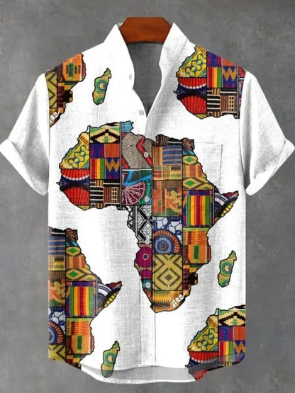 Hawaiian shirt 3D printed shirt retro casual summer vacation men's top - KHOY