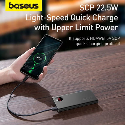 Baseus Power Bank 10000mAh 20000mAh 22.5W Fast Charging Powerbank Portable External Battery For iPhone 16 15 14 12 13 Pro Max - KHOY