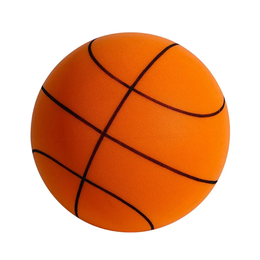 Kids Indoor Silent Basketball Ball 21/18cm High-Resilience Foam Silent Basketball Lightweight Small Basketball Basket Sports Toy - KHOY