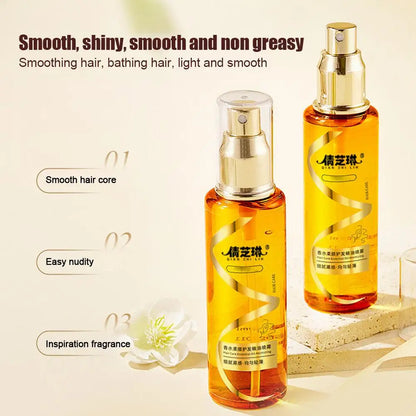 Hair Oil Spray Scented Nourishing Conditioning Oil Deeply Moisturizing Hair Curly Sheen Spray Gift Women