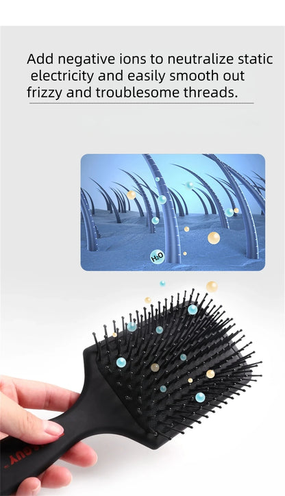 Professional Salon Air Hairdressing Cushion Comb Barbershop Anti-Static Hair Brush Massage Home Diy Curly Styling Tools - KHOY