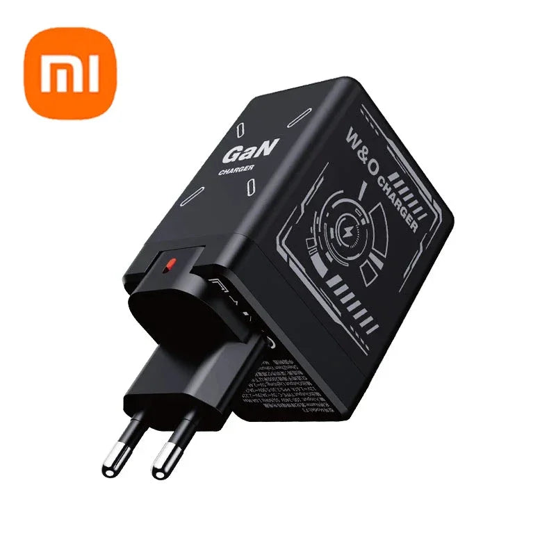 Xiaomi GaN120W Ultra Fast Charger With Retractable Type-C Lightning Cable Fast Charging Adapter For iPhone16 iPad Samsung Huawei - KHOY