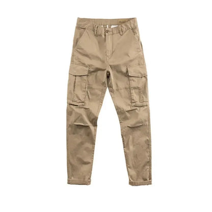 Men's Cargo Pants Work Wear Autumn Khaki Male Trousers Nylon Big Size Cheapest Designer Fashion Emo New in Baggy Long Slacks Y2k - KHOY